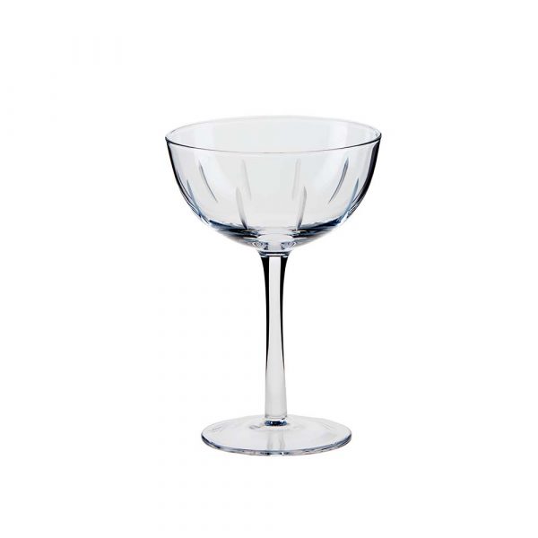 CHAMPAGNE FLUTE POMPADOUR 8 OZ BERD & GOLD