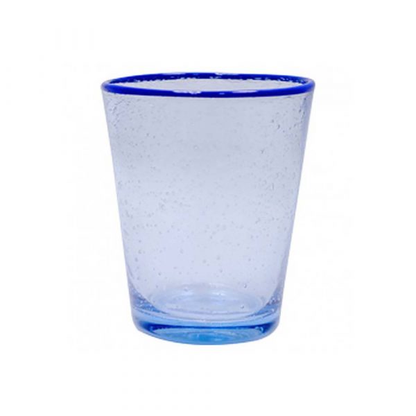 OLD FASHION TUMBLER 10 OZ BLUE BUBBLES